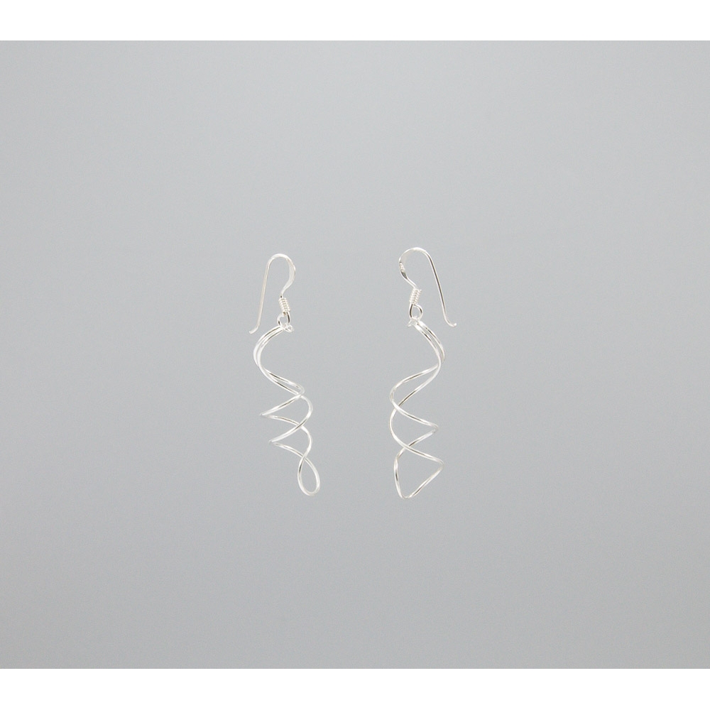 S0380 Plain Silver Earring