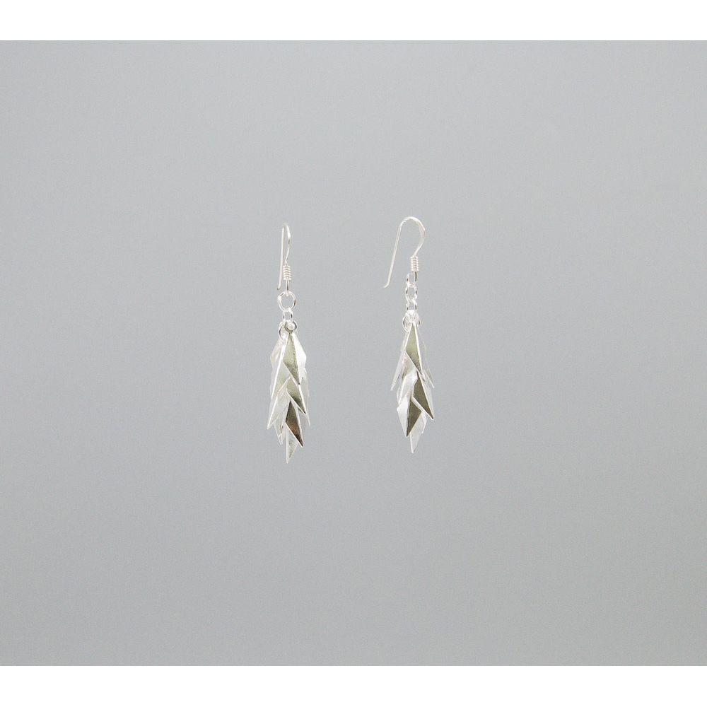 S0396 Plain Silver Earring