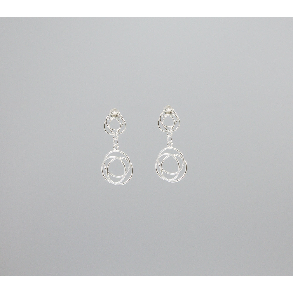 S0397 Plain Silver Earring