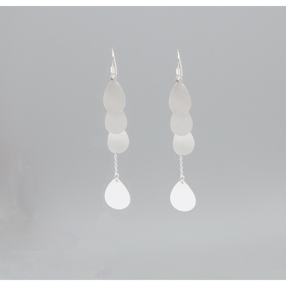 S0398 Plain Silver Earring