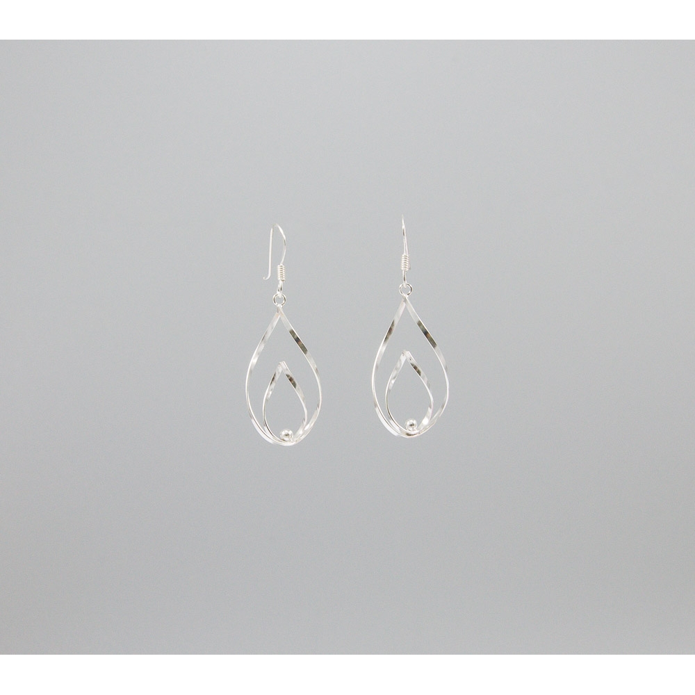 S0399 Plain Silver Earring