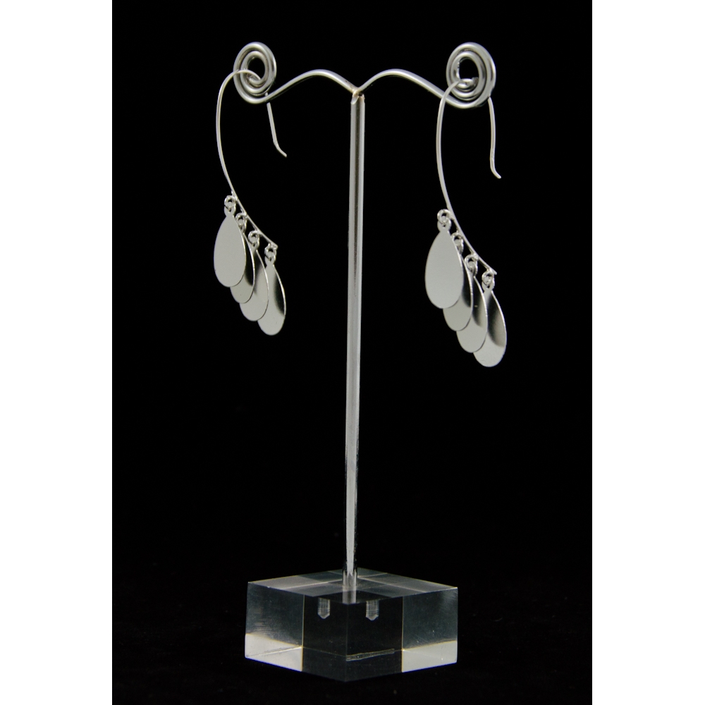 S0395 Plain Silver Earring