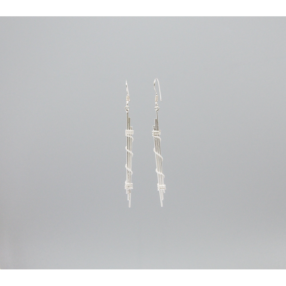 S0400 Plain Silver Earring