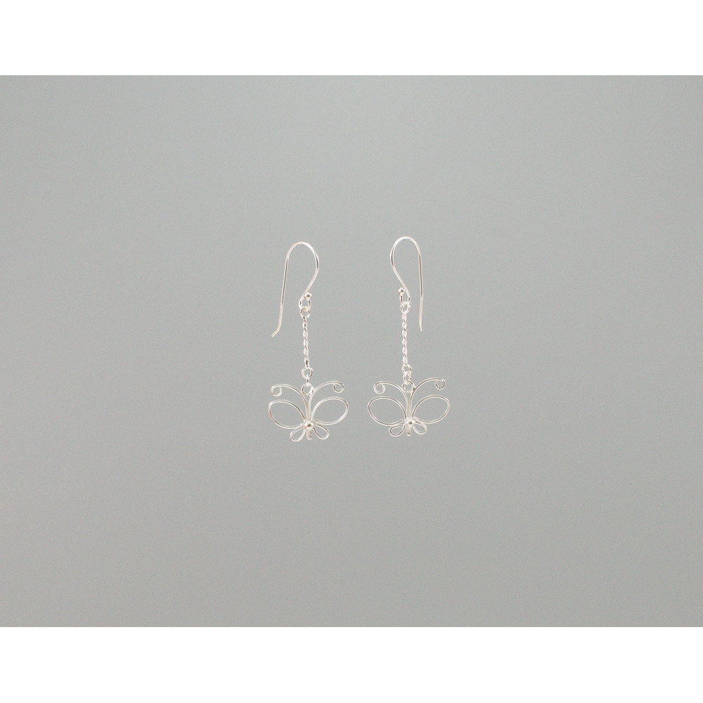 S0371 Plain Silver Earring