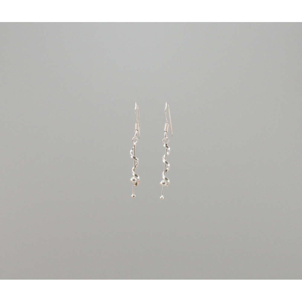 S0372 Plain Silver Earring