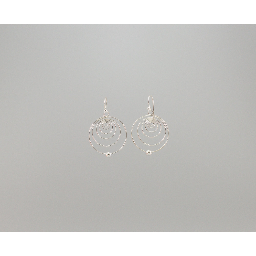 S0373 Plain Silver Earring