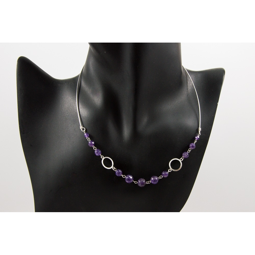JNSU1217 Amethyst Necklace