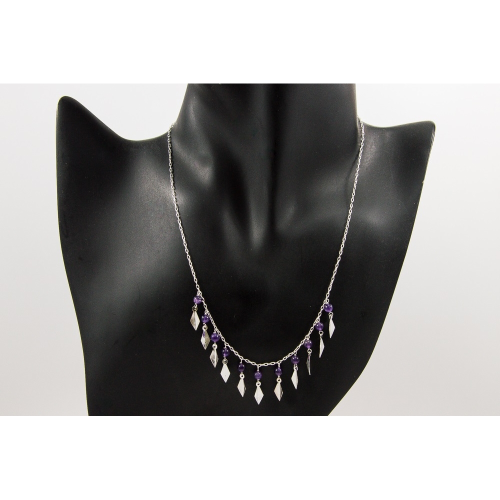 JNSU1289 Amethyst Necklace