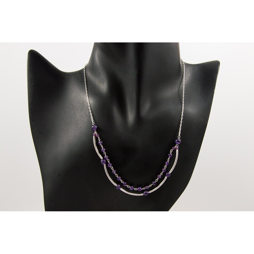 JNSU1322 Amethyst Necklace
