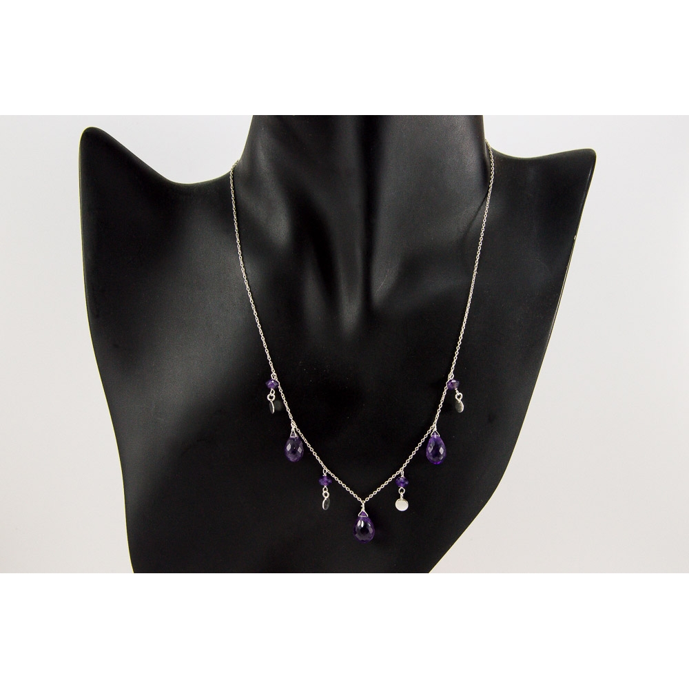 JNSU1297 Amethyst Necklace