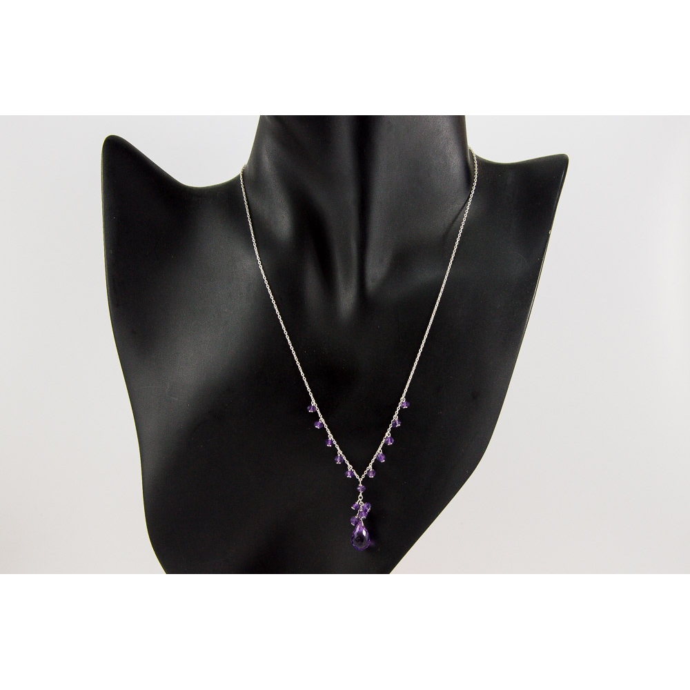 JNSU1307 Amethyst Necklace