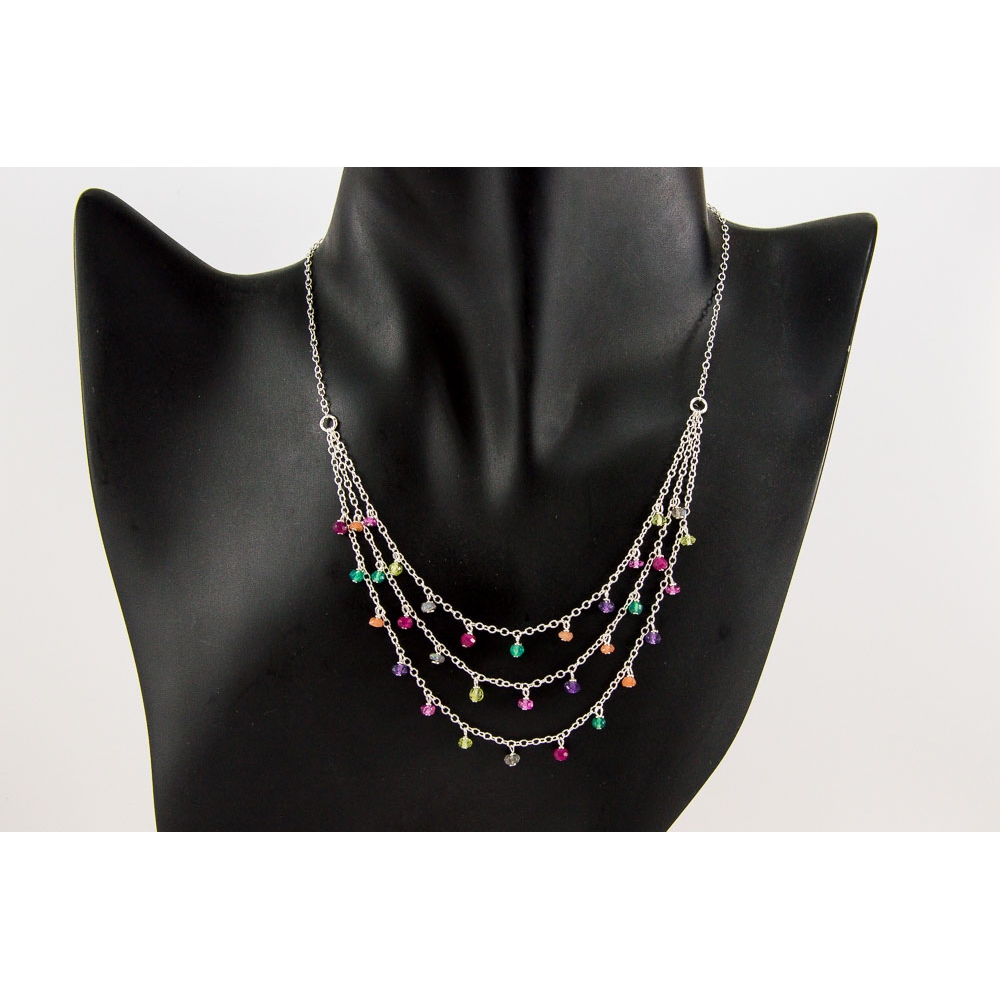 JNSU1319 Multi-gems Necklace
