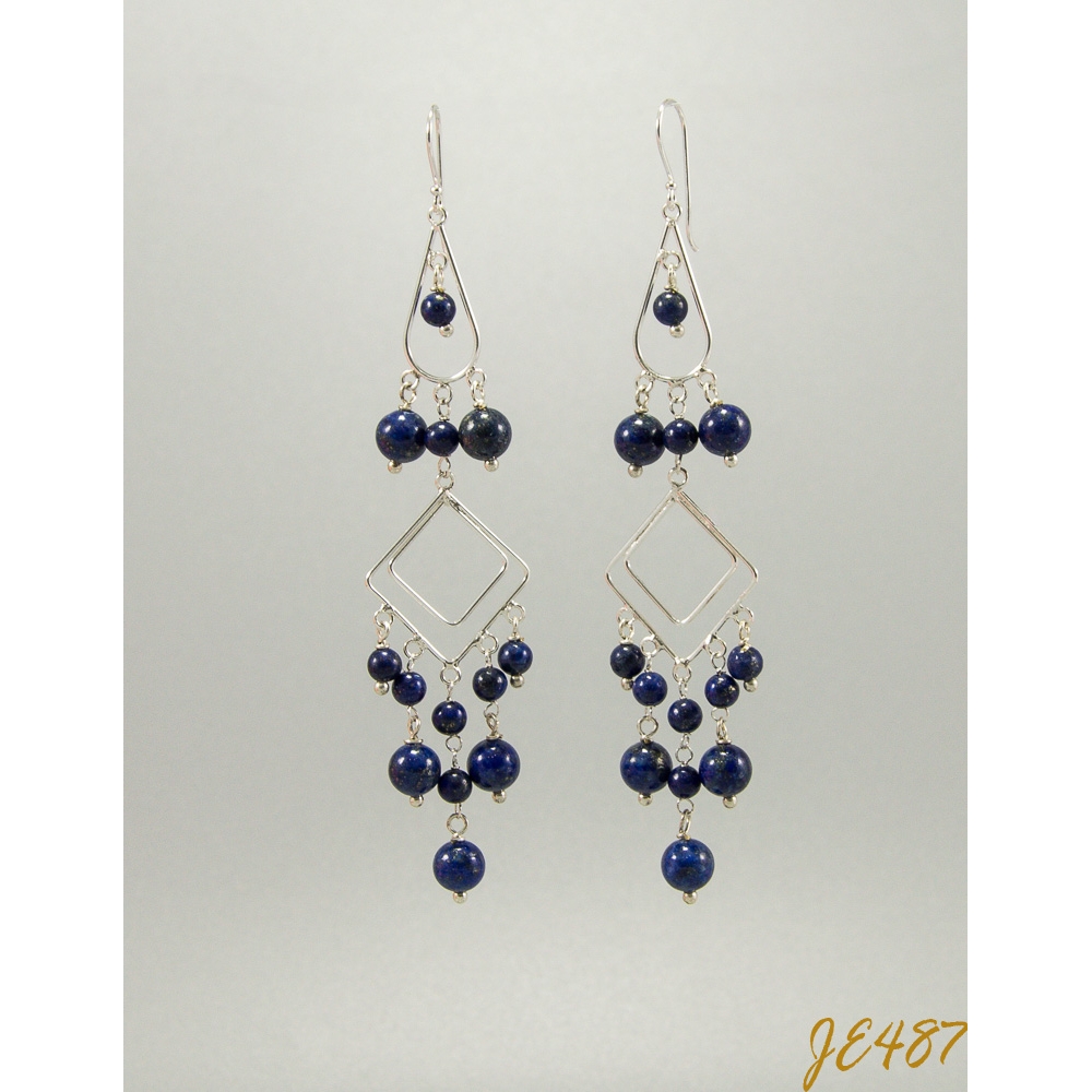 JE487 Lapiz Lazuli Earring