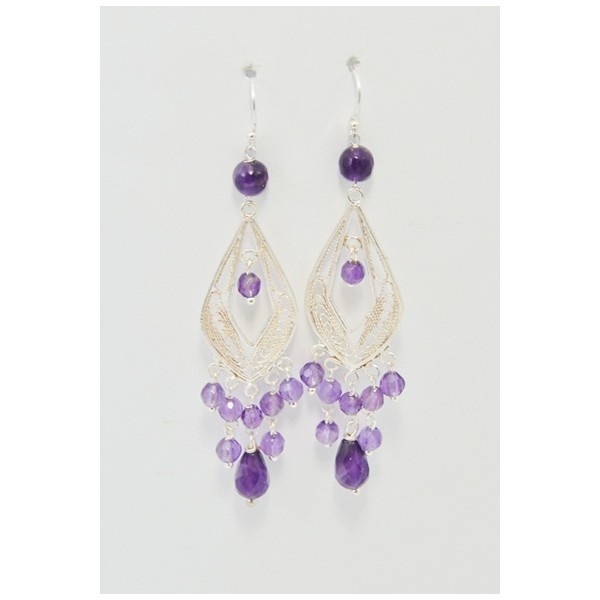 E0059 Amethyst Earring