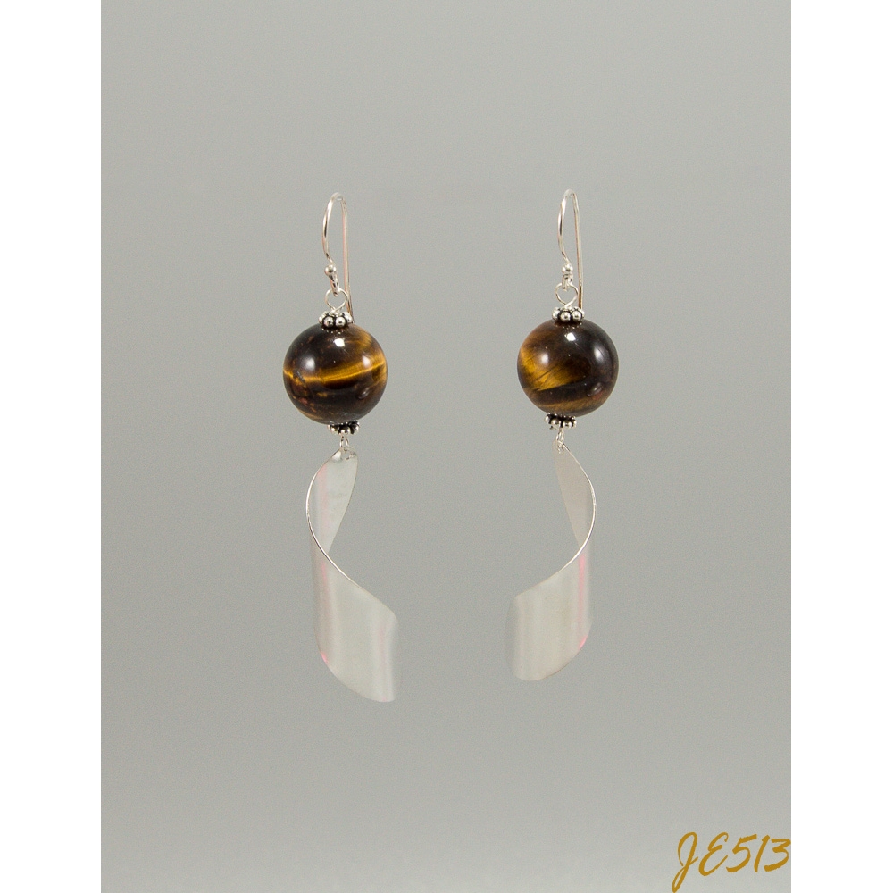 JE513 Tiger Eye Earring