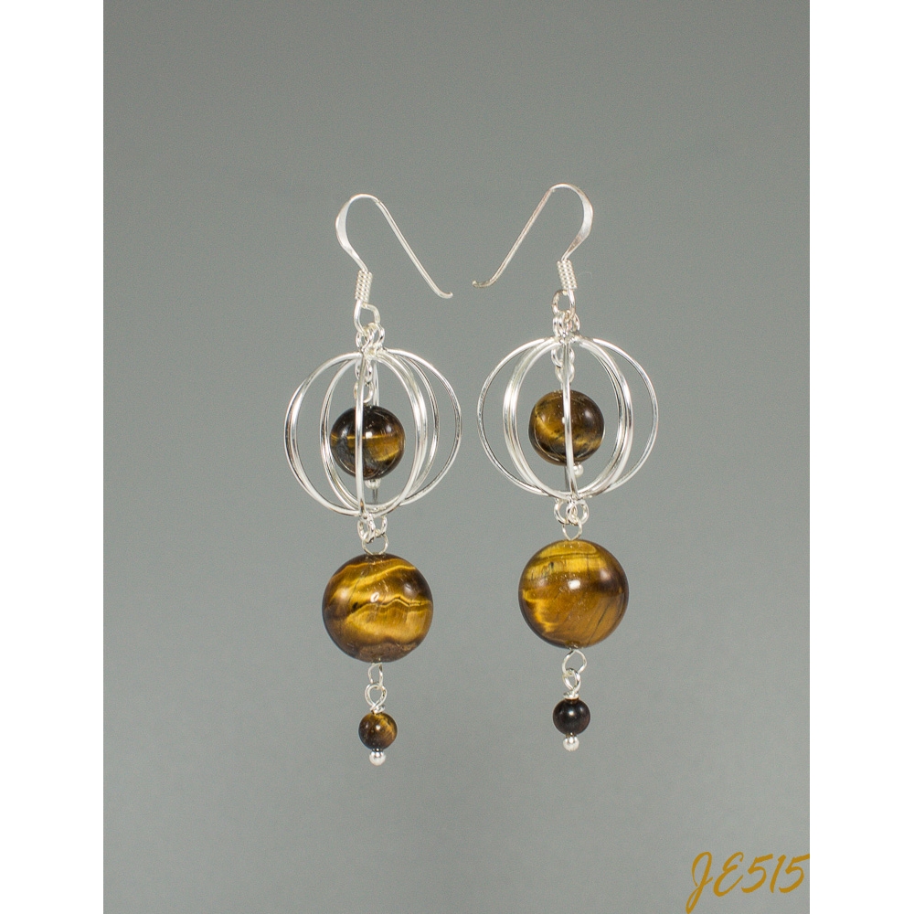 JE515 Tiger Eyes Earring