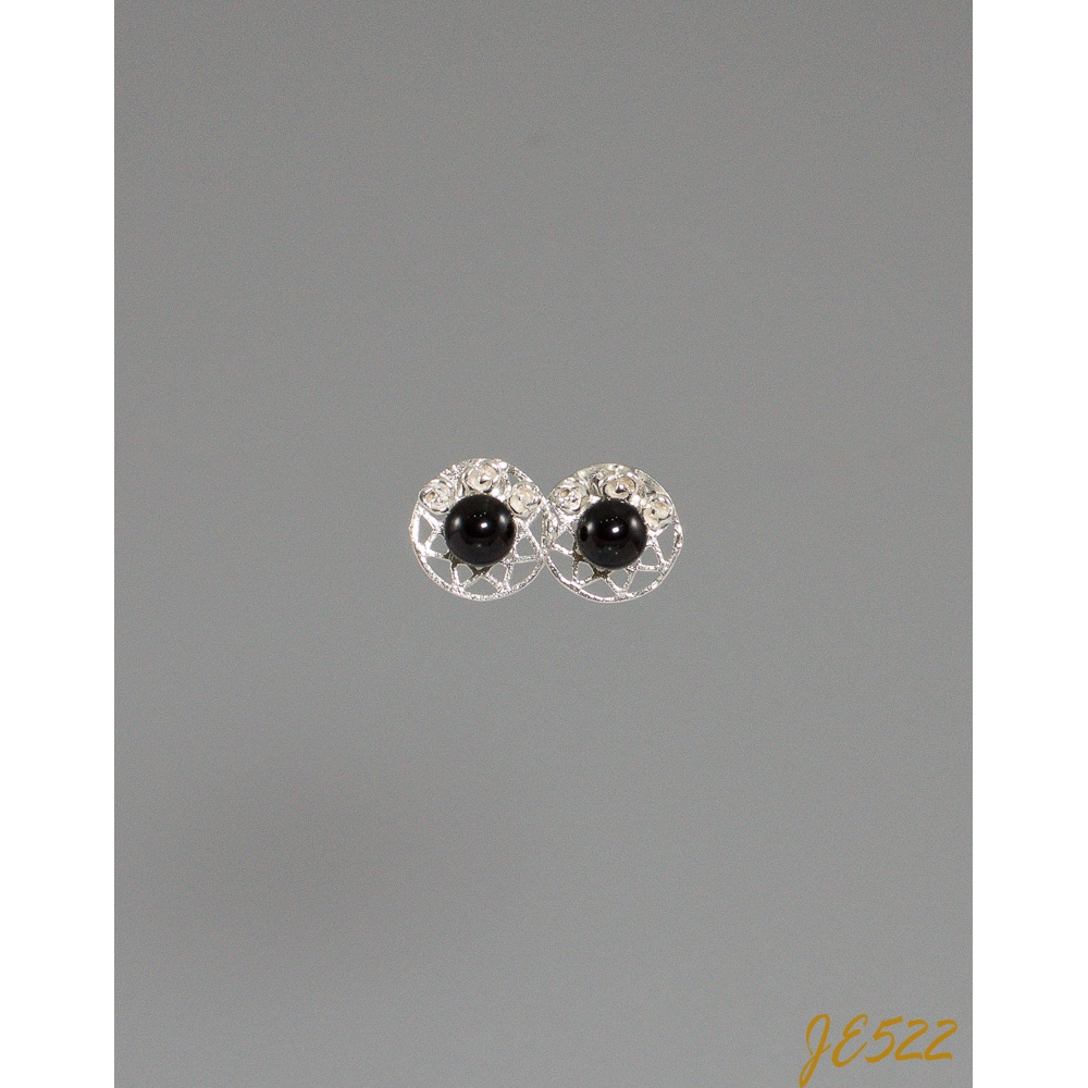 JE522 Black Onyx Earrings