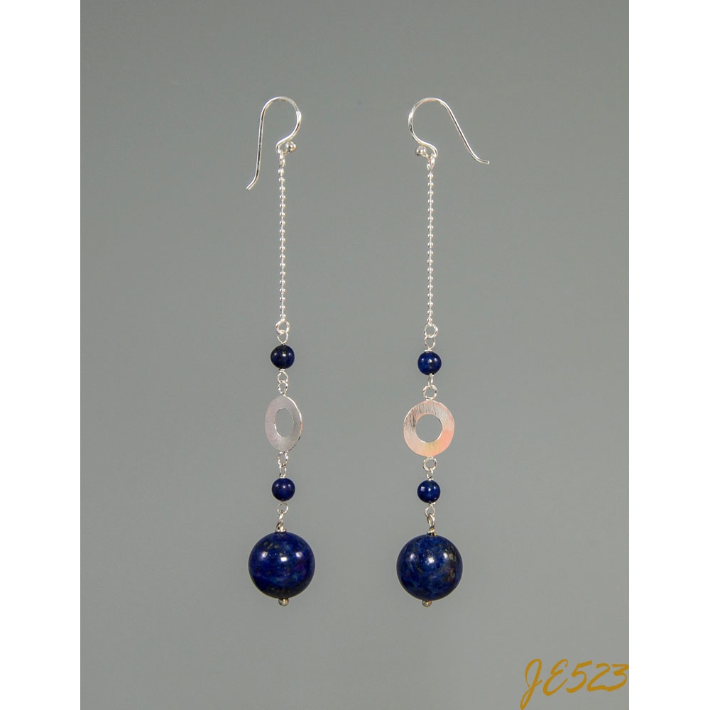 JE523 Lapiz Lazuli Earrings