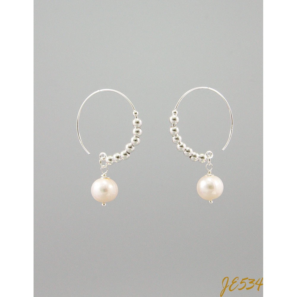 JE534 Fresh Water Pearl Earrings