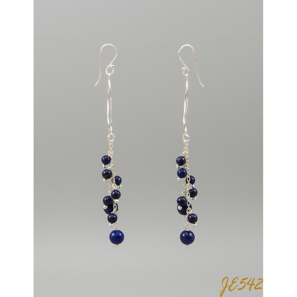 JE542 Lapiz Lazuli Earrings