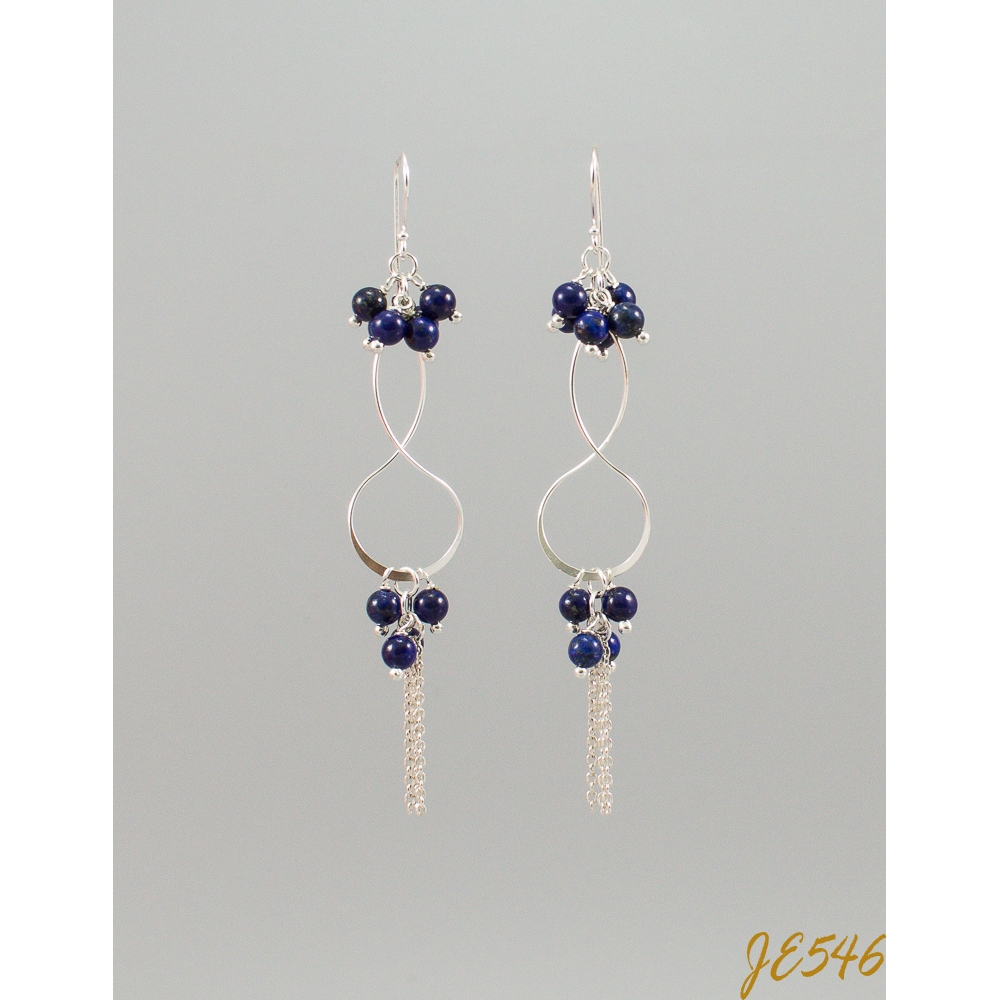 JE546 Lapiz Lazuli Earrings