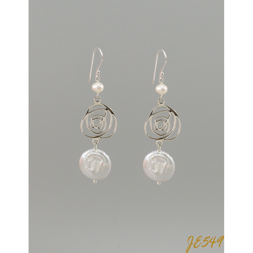 JE549 Fresh Water Pearl Earrings