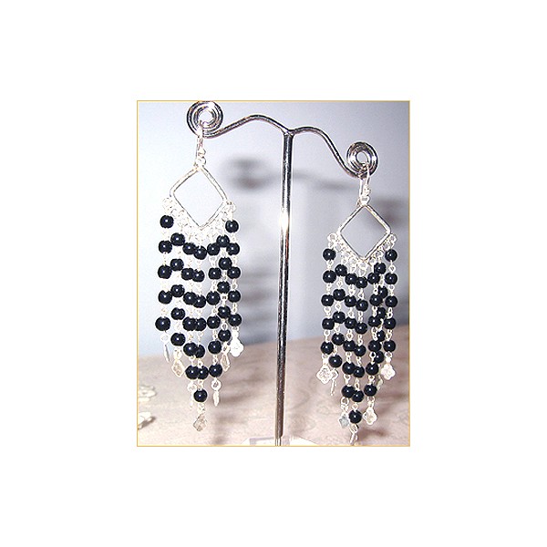 E0065 Onyx Earring