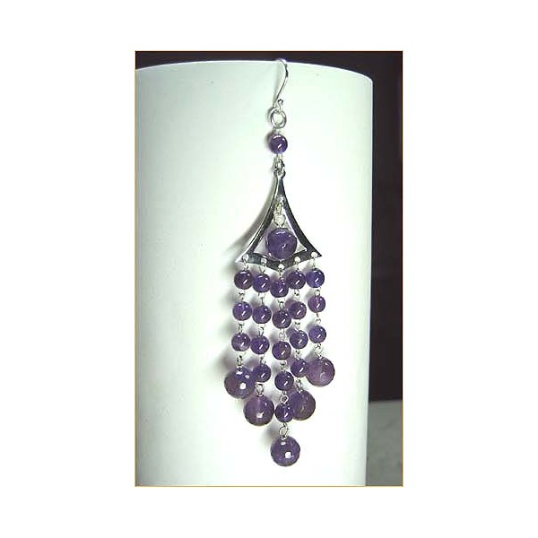 E0075 Amethyst Earring