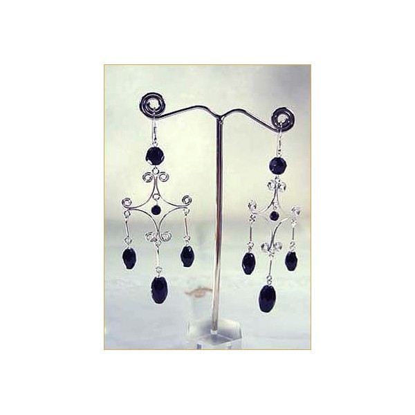 E0078 Onyx Earring