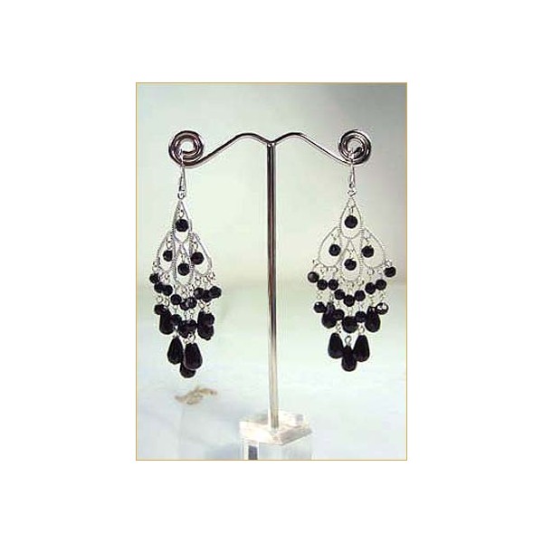 E0080 Onyx Earring