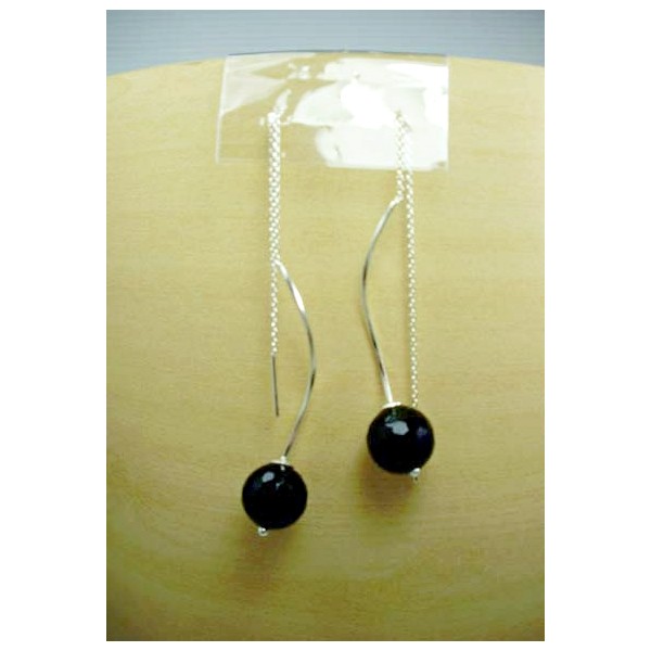 E0367 Onyx Earring
