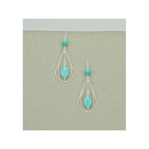JE151 Turquoise Earring