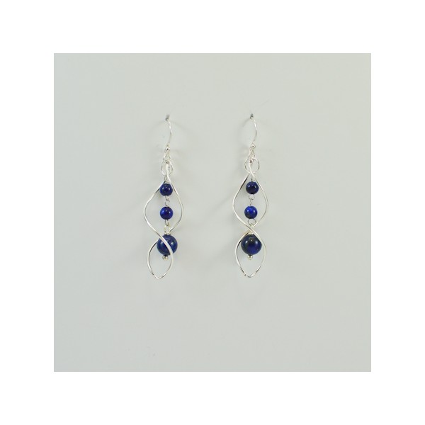JE185 Lapiz Lazuli Earring