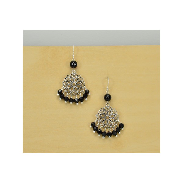 JE190 Black Onyx Earring