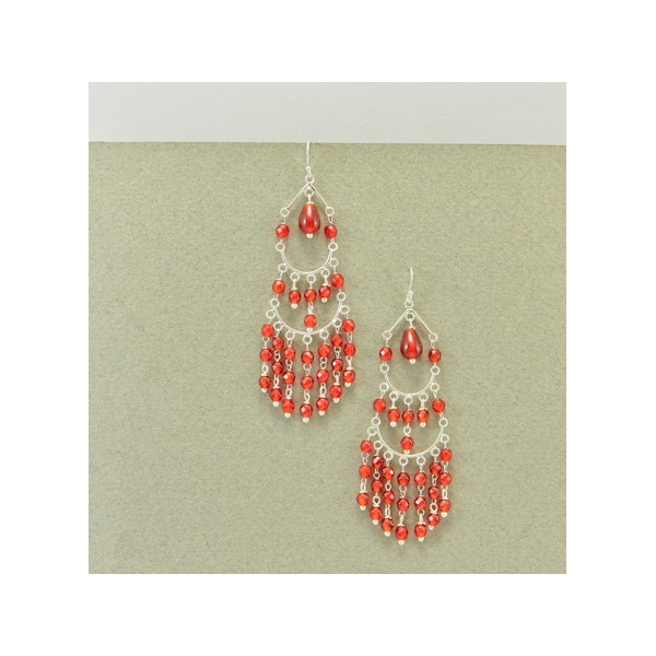 JE222 Carnelian Earring