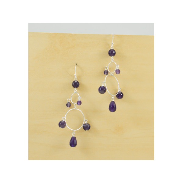 JE223 Amethsyt Earring