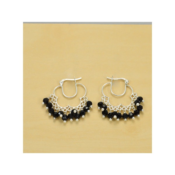 JE231 Black Onyx Earring