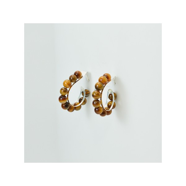 JE246 Tiger Eye Earring