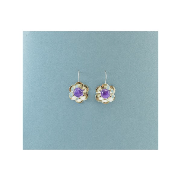JE254 Amethyst Earring