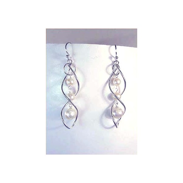 E0106 Freshwater Pear Earring