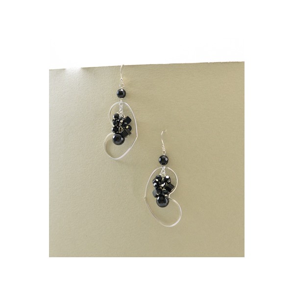 JE258 Black Onyx Earring