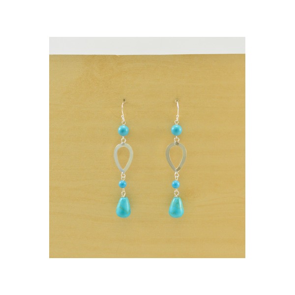 JE278 Turquoise Earring