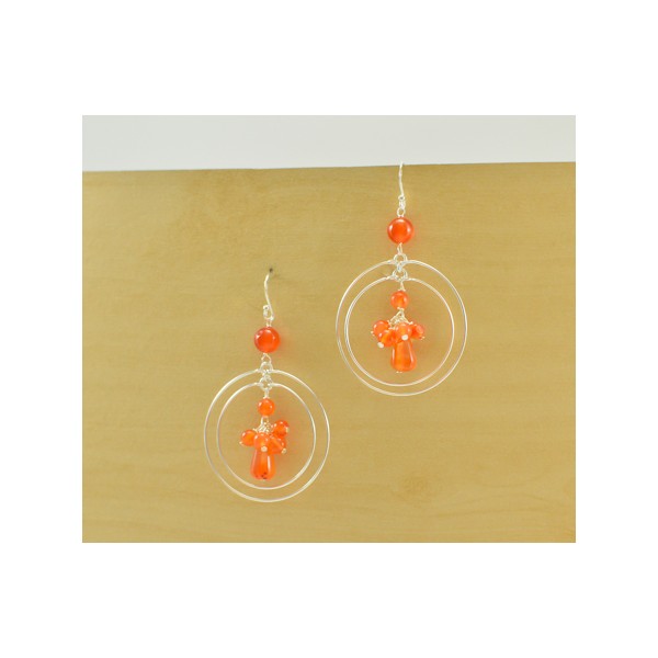 JE280 Carnelian Earring