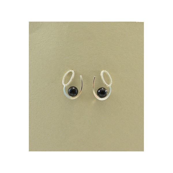 JE283 Black Onyx Earring