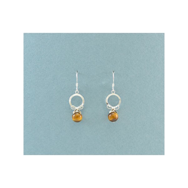 JE284 Tiger Eye Earring
