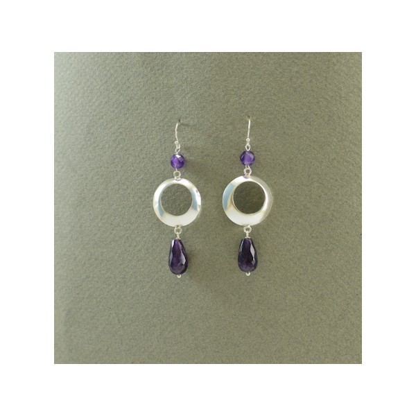 JE286 Amethyst Earring