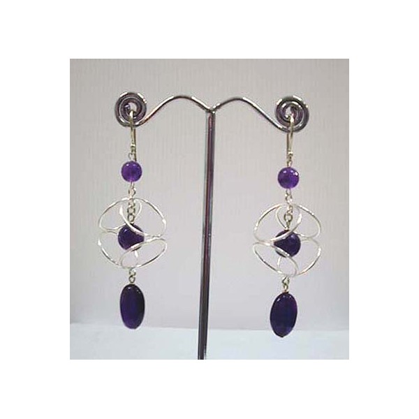 E0232 Amethyst Earring