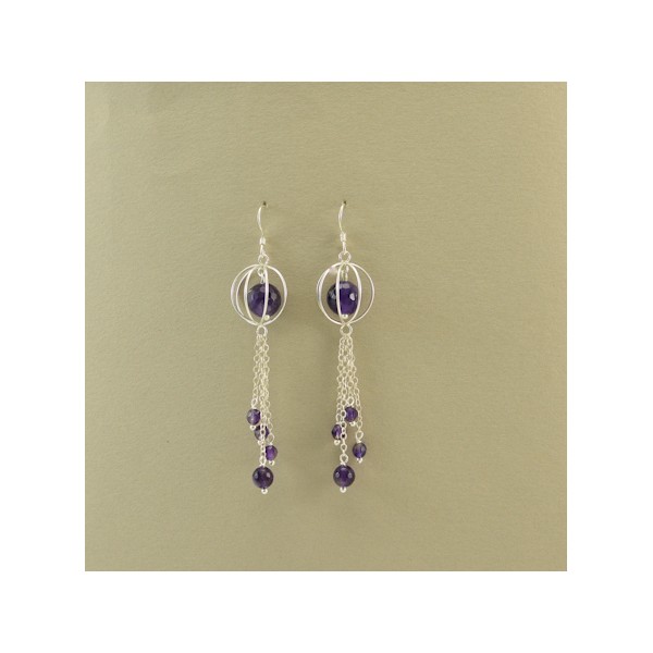 JE364 Amethyse Earring