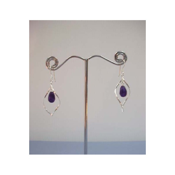 E0241 Amethyst Earring