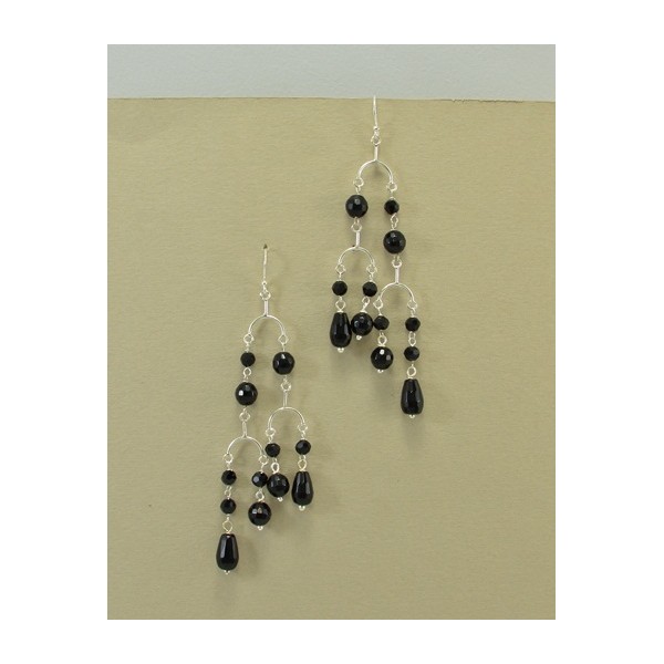 JE248 Black Onyx Earring